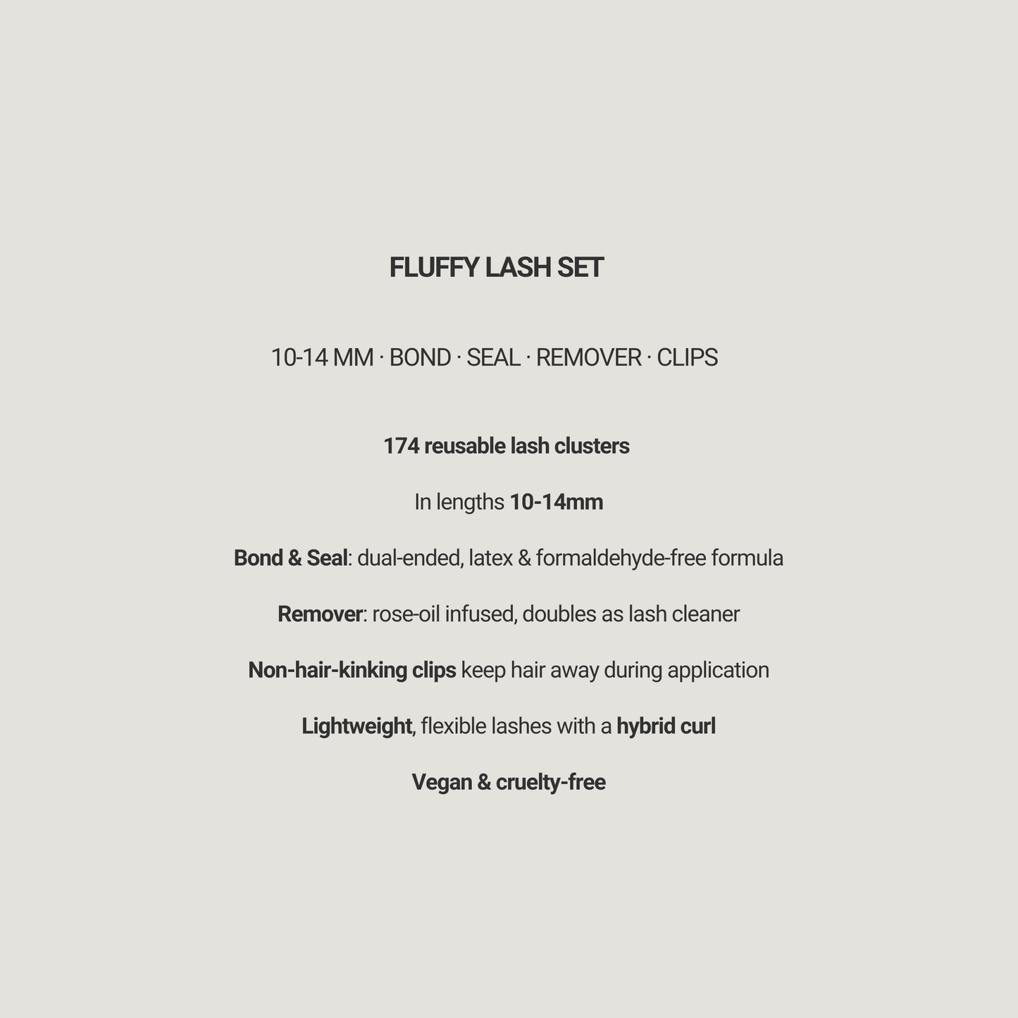 Fluffy Lash Set – Original (10–14mm).
