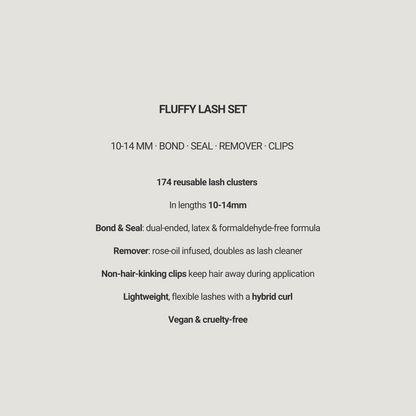 Fluffy Lash Set – Original (10–14mm).