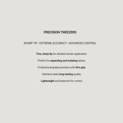 Precision Lash Tweezers.